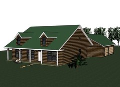 Beth_1466G-2 log covered house 3 bed rm. / 2 bath ,3 car garage PDF