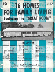 VTG 1970s ’16 HOMES FOR FAMILY LIVING-GREAT ROOM’ CATALOG OF HOUSE PLANS/LAYOUTS