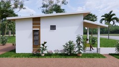 10×20 Ft Small House Plan | 1 Bed 1 Bath | 3x6m PDF + A4 Hard Copy and Cad files