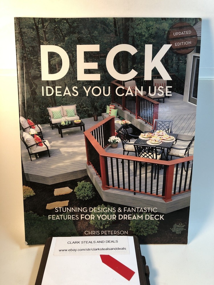 Book About Deck Ideas , Building Them , 175 Pages Of Beautiful Pictures Deck Dre