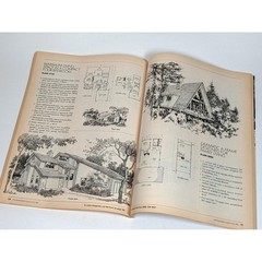 Vintage 1986 Contemporary Home Plans Book | A-Frame Ranch Blueprints |