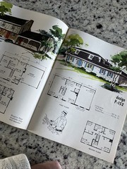 Vintage 1972 MCM Home Plans Design Catalog Blueprints Ranch Split-Level Houses