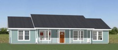 60×30 House — 4 bedroom 3 Bath — 1,800 sqft — PDF Floor Plan — Model 2