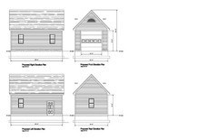 16’X25′- 25’X16′ GABLE ROOF PLAN GABLE ROOF 19-1625-GBL-7