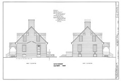 Traditional Brick Colonial Williamsburg Home, Architectural Plans, PRINTED plans