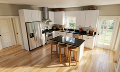1,100 Sqft of Living space – 3bed 2 bath Small Modern Farm House