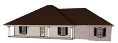 Architectural PLANS ADA Handicap Accessible 3BR Study 2B Home 2302 SF HVAC Sp