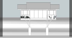 Modern Cabin House Plan 3D images DWG CAD File And PDF For Blueprint Plans
