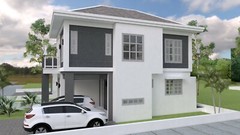 Custom House Plan 6×10.5 Meter 20×35 Feet 3 Beds 3 Baths Hip Roof (A4 Hard Copy)