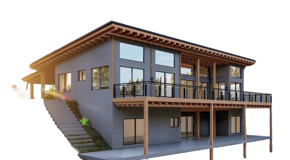 Plans for 5-Bedroom House with Walkout Basement & Mezzanine – Includes Architect