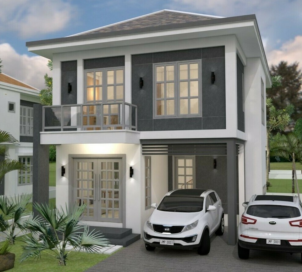 Custom House Plan 6×10.5 Meter 20×35 Feet 3 Beds 3 Baths Hip Roof (A4 Hard Copy)