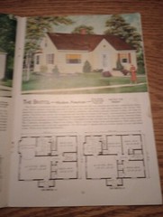 2 “ALADDIN READI-CUT HOMES”. HOUSE PLANS “PRE-CUT” & SHIPPED-HOME KIT 1949 1951