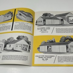 1958 Machine Sheds And Equipment Garage Weyerhaeuser 4 Square Guide Manual Plans