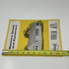 1958 Machine Sheds And Equipment Garage Weyerhaeuser 4 Square Guide Manual Plans