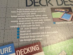 Stanley Project Planners Deck Designer reusable pre-scaled peel and stick