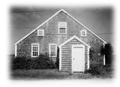 Cape Cod Colonial House Plans, single story w/ attic bedrooms, home plan prints