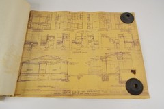 Original 1965 Home House Plans Samuel Paul Architect The Susan Lee 18×24″ Vellum