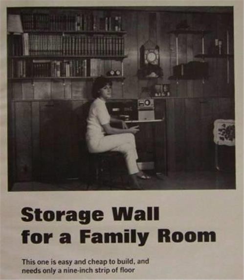 Entertainment Storage Wall Living/Game Room HowTo build PLANS