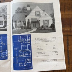 Vintage 50s MCM Mid Century Home Designs House Plans Low Budget Homes Catalog