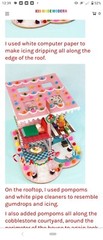 Vintage Kid Made Modern Design Your Own Modern House Craft Kit. Wood & Paper.