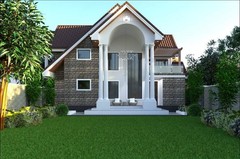 Two-Storey Modern Villa House Plan | 5 Bedroom