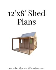 12’x8’ Tiny Cabin Shed Woodworking Plans – DIY Building Instructions