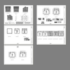 24×24 House — 3 Bedroom — 3 Bath 1,083 sq ft — PDF Floor Plan — Model 7A