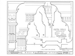 Mary Washington home, traditional colonial house, 4+ bedrooms, printed plans
