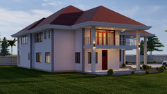 MODERN 5 BEDROOM VILLA PLAN