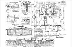 Construction Plans for 36×25 Wood Home – 900 SqFt, 2 Bedrooms