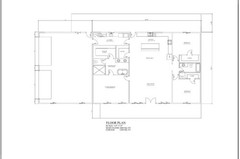 Barndominium House Plan – 3 Bed 2 Bath 2400 sq ft 3 Car – Drawings Blueprints