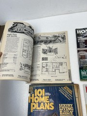 Vintage Home House Plans Magazines Lot x10 Blueprints Architectural Design Books