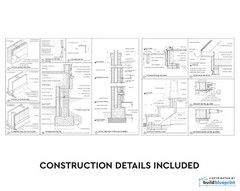 Modern 35′ x 35′ Hilltop Hideout Architectural Plans – PDF Download
