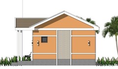 20×25 Small House Plan 6×7.5 Meter 1 Bed 1 Bath Gable Roof PDF & A4 Hard Copy