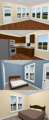 28×34 House — 2 Bedroom 2 Bath — 952 sq ft — PDF Floor Plan — Model 1