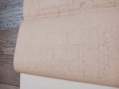 Vintage Set Of House Plans Large Blue Print Packet