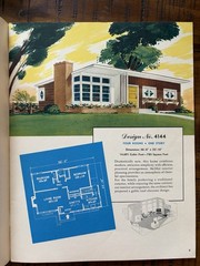 Vintage 1949 MCM Mid Century Home Designs House Plans Designs Catalog