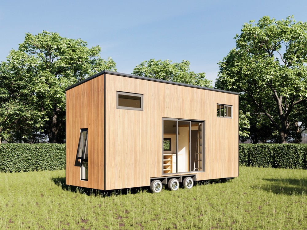 Comprehensive Building Plans for 25′ x 7’4″ Tiny Mobile Home – 233sqft