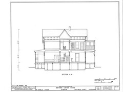 Carpenter Gothic Victorian home, wraparound porches, dormers, house plans