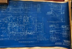 1955 Garlinghouse Plan Service #6375 6 Pgs. Blueprints Modern MidCentury Home