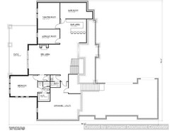 Full Set of single story 3 bedroom house plans 4,840 sq ft