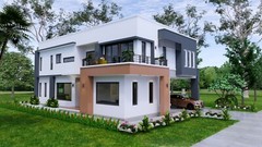 Small House Plan 11×15 M 36×49 Feet 5 Beds PDF Full Plan (A4 Hard Copy)