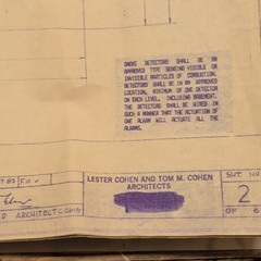 Lester Cohen & Tom M. Cohen Architects Home Blueprint & Elevations & Floors 1983