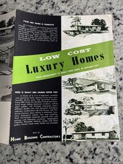Vintage 1959 Luxury MCM Home Plan Catalog Prices Home Building Contractors KC MO
