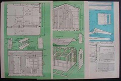 PLAYHOUSE Cottage How-To build PLANS w/Lights & Puppet Stage