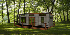 Small Cabin 10ft x 30ft Slope Roof Build Plans Blueprints, lumber list – PDF