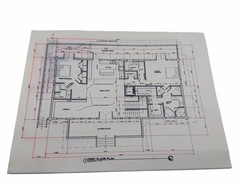 Residential Architectural Blueprint Plans House Floor Plans Elevator Drawings