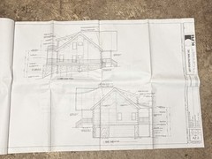 Custom Log Home Blueprint Plans Morgan Home Jasper AR Architecture 10 Sheets