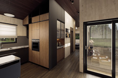 Modern Tiny House Plan | 1-Bedroom Scandinavian Cabin ( Digital Download )