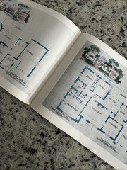 Vintage 1945 Future Homes Co Home Plan Catalog MCM Ranchers 50 Colorful Drawings